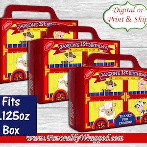 Barnyard Animal Crackers-Farm Animal Crackers-Farm Birthday-Farm Party-Chip Bag-Favor Bags-Farm Favor Bags-Chip Bag Labels-Animal Crackers