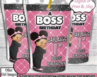 Boss Birthday Juice Label-Boss Baby Birthday-Boss Baby Party-Boss Baby Party Favors-Boss Baby Chip Bag-Boss Baby-Boss Baby Girl