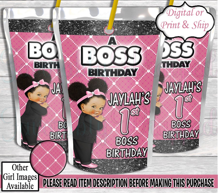 Boss Birthday Capri Sun Label-Boss Baby Birthday-Boss Baby Party-Boss…