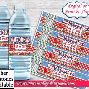 Gender Reveal waterlabel BabyQue-BBQ Babyshower-BabyQue Babyshower-Baby-Q-BabyQue-waterlabel-Chip Bag-Gunstzakjes-Barbecue-waterlabels