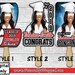Graduation Fans-Graduation Big Head Fans-Graduation Party-Graduation Decor-Graduation Custom Fan-Graduation Photo Fans-Graduation Face Fans 