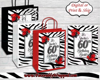 Zebra print labels free