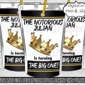Notorious Juice Label-Notorious Party-Notorious Chip Bag-Notorious Birthday-Notorious