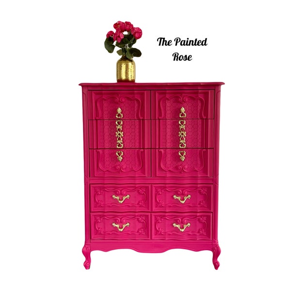 Pink Dresser Etsy