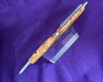 Mechanical Pencil in Italian Olive wood with chrome fitments.