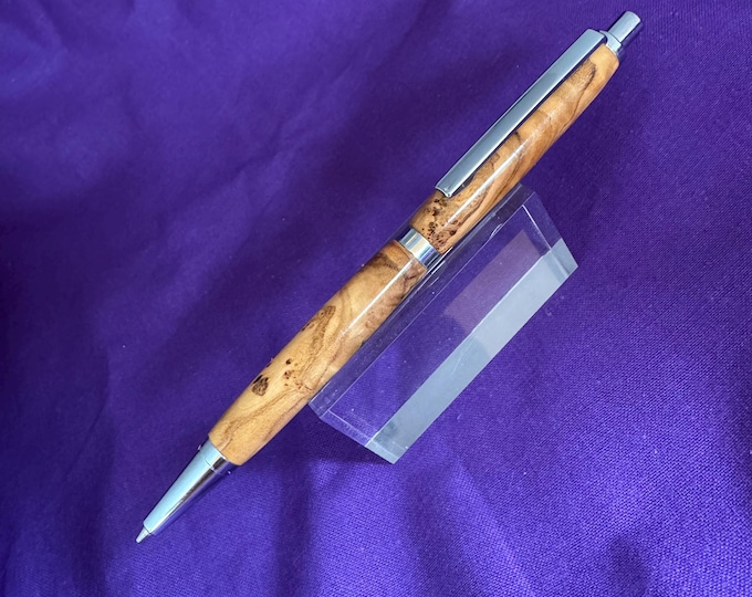 Mechanical Pencil in Italian Olive wood with chrome fitments.