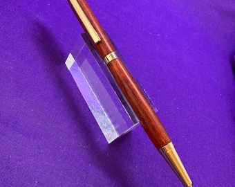 Mechanical Pencil in bloodwood with gold fitments.