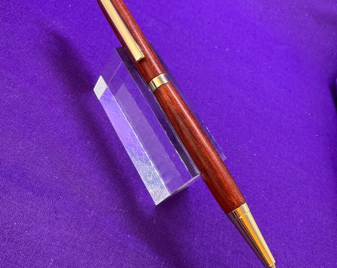Mechanical Pencil in bloodwood with gold fitments.