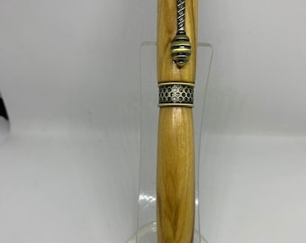 Italian Olivewood fountain pen with HoneyBee fittings