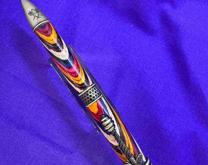 Festival Pride multicolour ballpoint pen with HoneyBee fittings