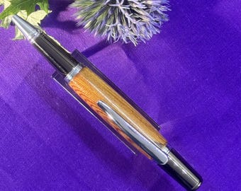 スピットファイア プロペラ ボールペン 超希少な本物の木製、クローム