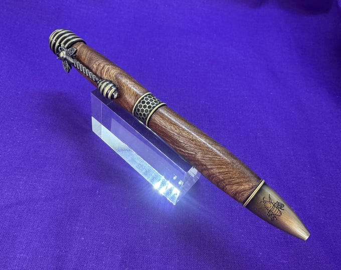 Scots Elm / Wych Elm  Honeybee ballpoint pen