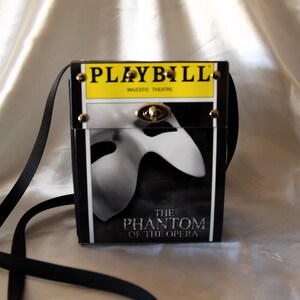 Phantom of the Opera Playbill recycled reclaimed Handbag Purse ~Cross-body~