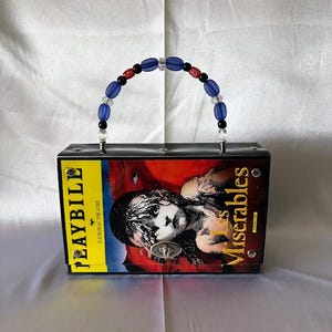 Bolso de mano reciclado Les Miserables ~ con cuentas ~
