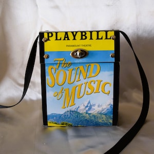 The Sound of Music Recycled Playbill Handbag Purse ~Cross-body~