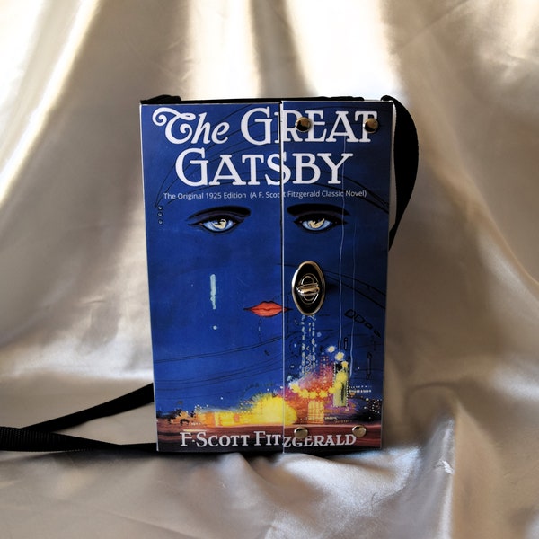 The Great Gatsby Recycled book jacket Handbag Purse ~Cross-body~