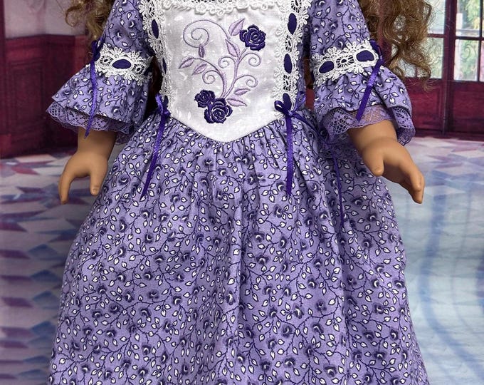 Dollie Mae Dress - Princess Grace Rose (Pink) with Worth Avenue White