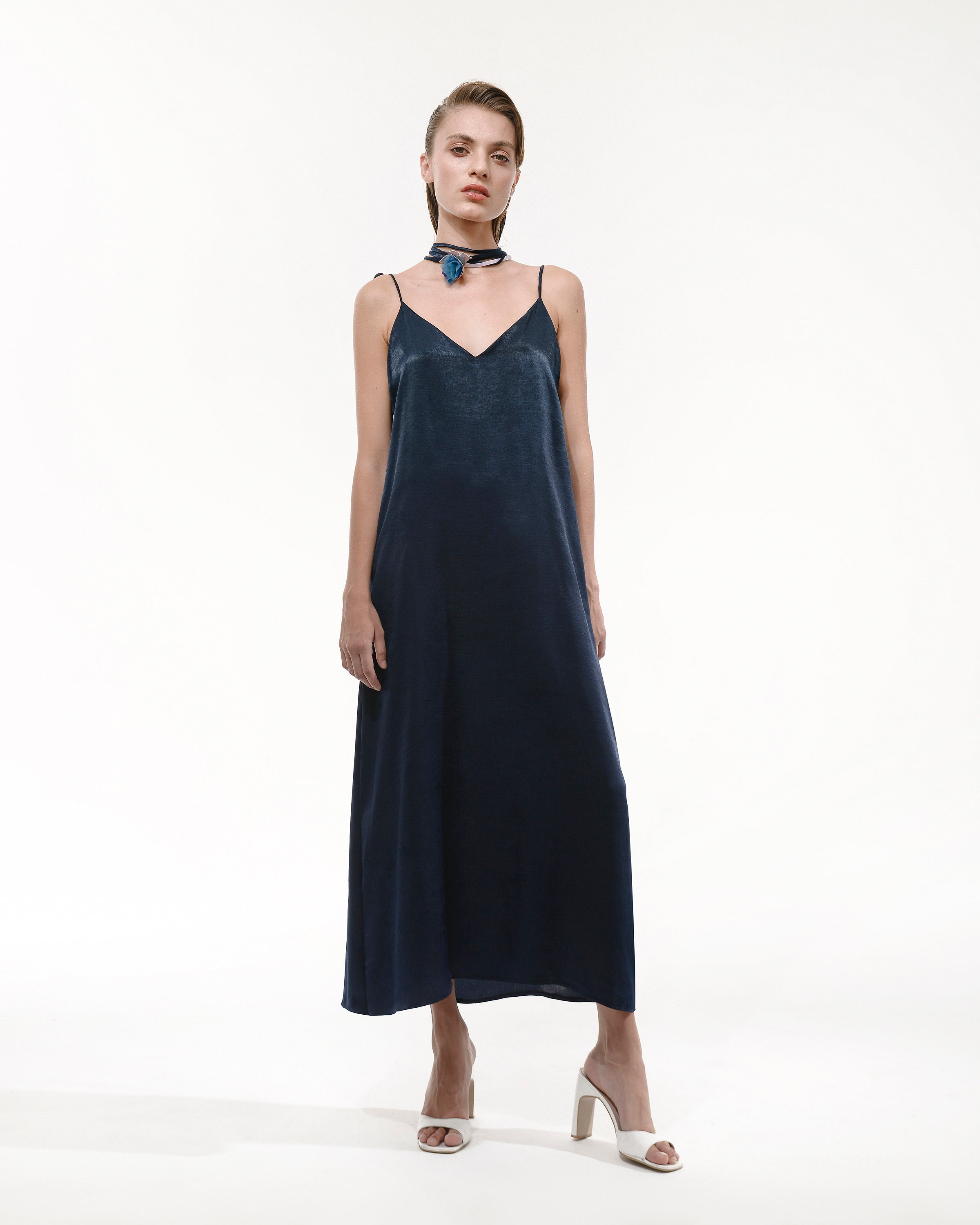 blue silk cami dress sapphire Silk slip Dress, bright Blue Silk short Dress, Silk Cami Dress, Silk Gown, Silk mini sleeveless Dress, brides wedding mini satin