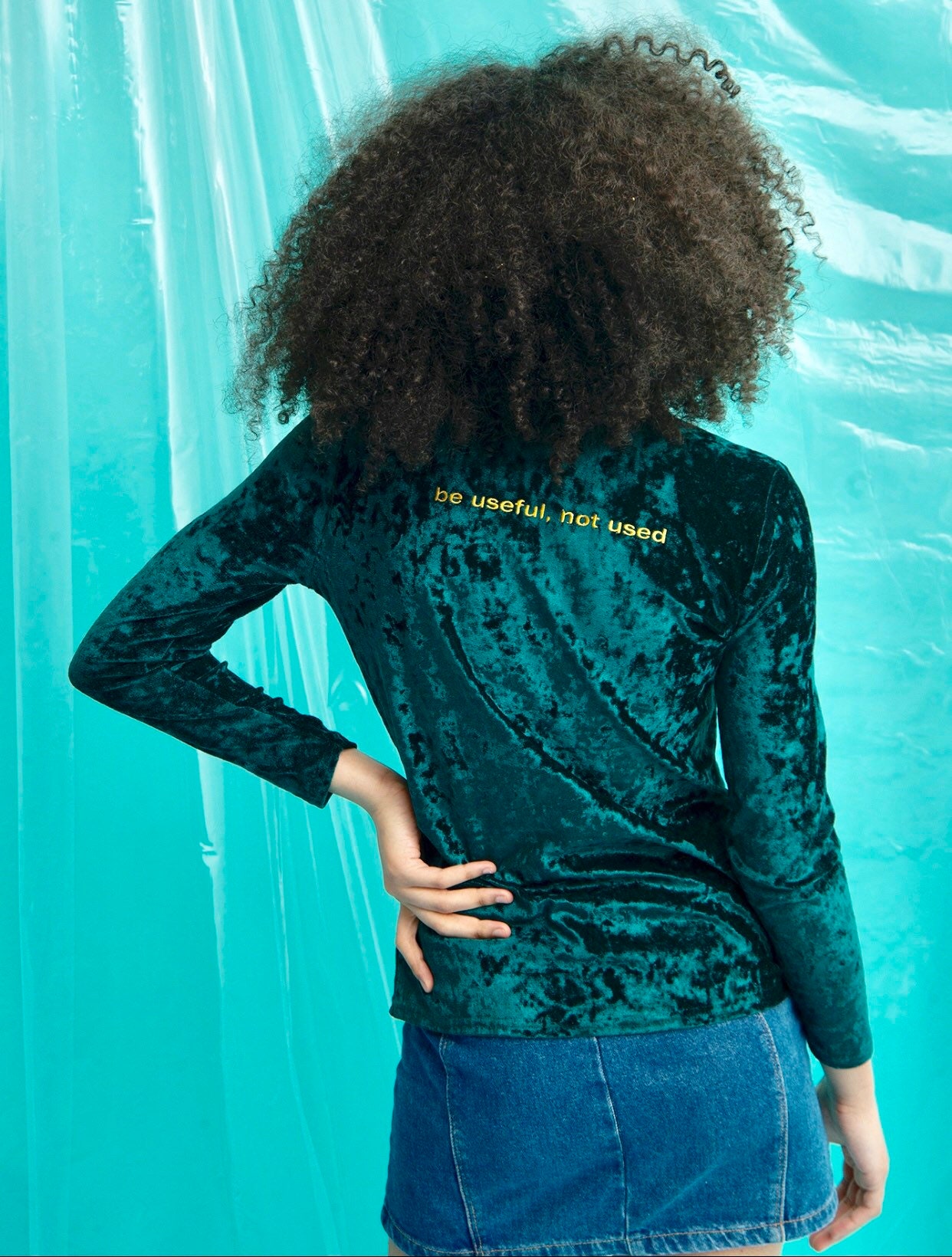 Crushed Velvet Top - Etsy