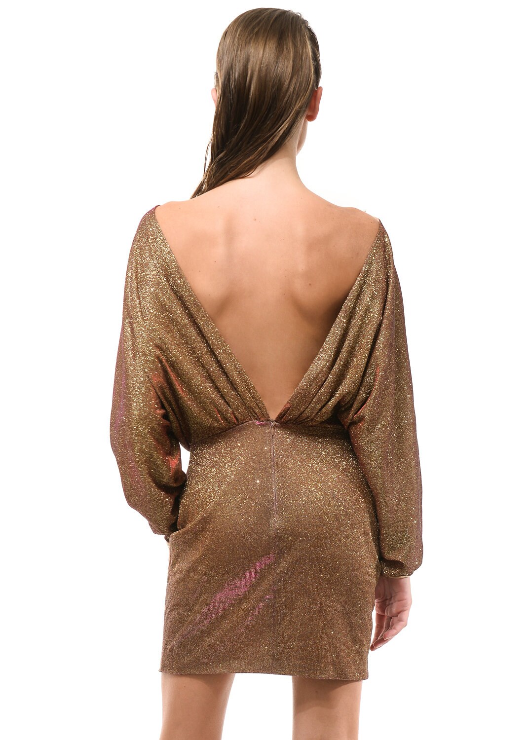 Sparkle Dress, Glitter Short Dress, Sequined Cocktail Dress, Backless Mini Gown, Gold Dress, Party Short Dress