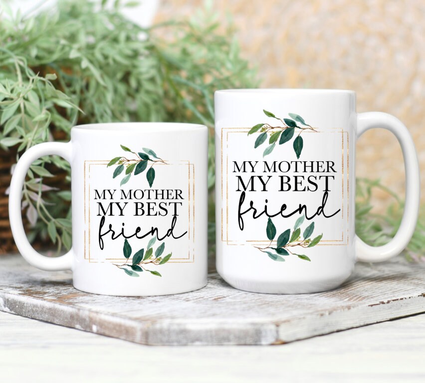 11 Oz O 15 Oz Taza De Caf Mam Mejor Amigo Sublimaci n Etsy