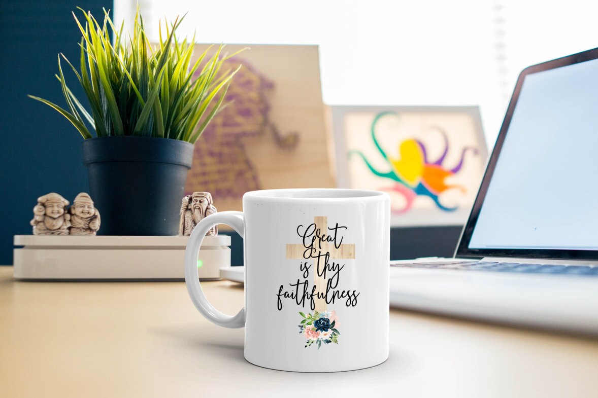 11 Oz O 15 Oz Taza De Caf Fiel Espiritual Sublimaci n Etsy