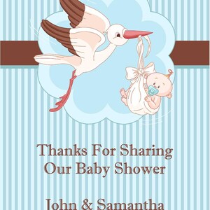 Baby Shower Favor Decals, Labels, Stickers