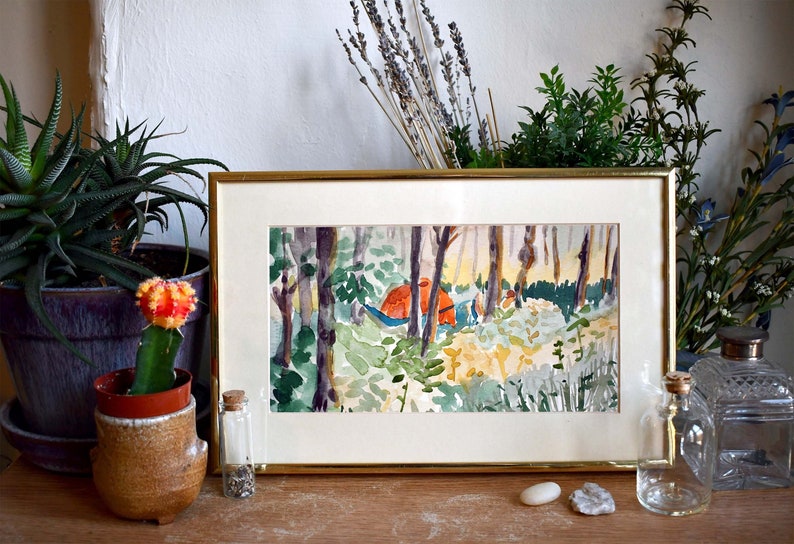 Custom Watercolor Landscape Painting, Hand Painted Personalized Watercolor Painting image 2