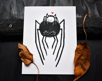 Tarjeta de felicitación con sobre de Spider Friends