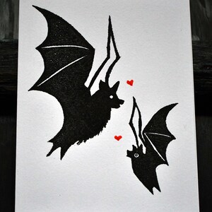 Bat Friends Blank Greeting Card with Envelope image 2