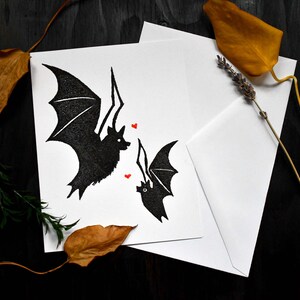 Bat Friends Blank Greeting Card with Envelope image 6