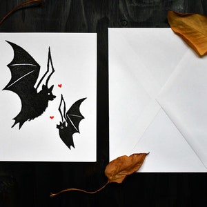 Bat Friends Blank Greeting Card with Envelope image 10