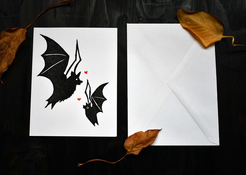 Bat Friends Blank Greeting Card with Envelope image 10