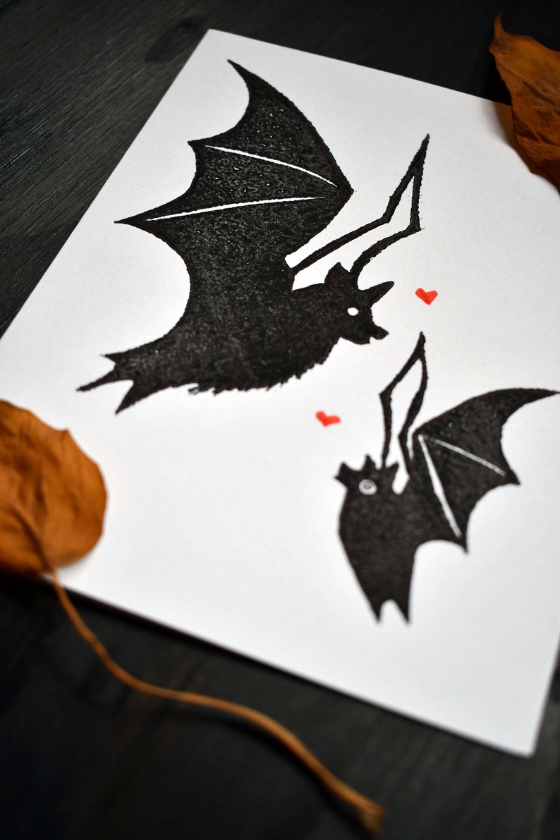 Bat Friends Blank Greeting Card with Envelope image 4