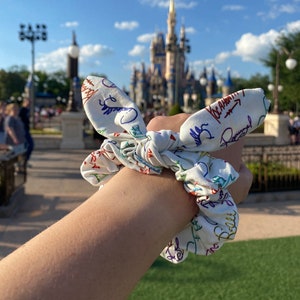 Princess Autograph Inspired Scrunchie