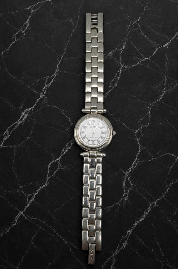 Ecclissi Designer Solid Sterling Silver And Stainless Steel Womens Watch 6.75", Sterling Silver Watch, Womens Watch, Ecclissi Watch
