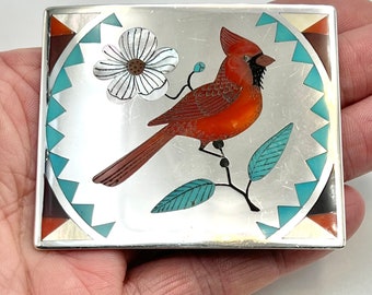 Ruddell Nancy Laconsello Nancy Haloo Zuni Sterling Silver  display picture 1