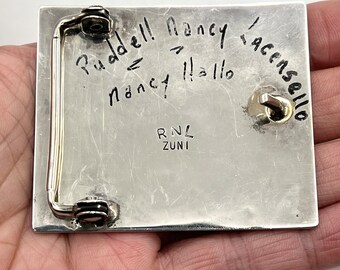Ruddell Nancy Laconsello Nancy Haloo Zuni Sterling Silver  display picture 2