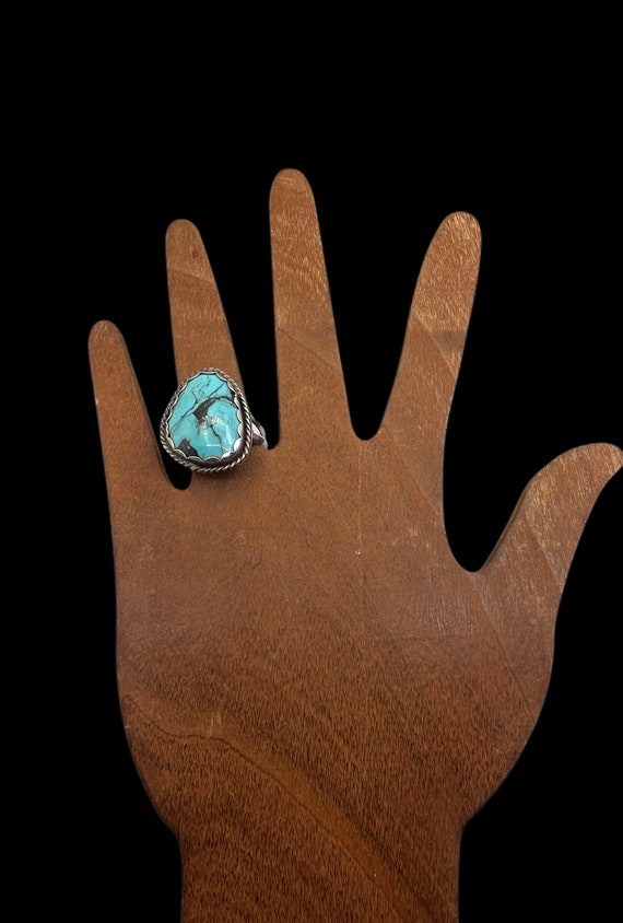 Vintage Navajo Handmade Sterling Silver Natural Blue … - Gem