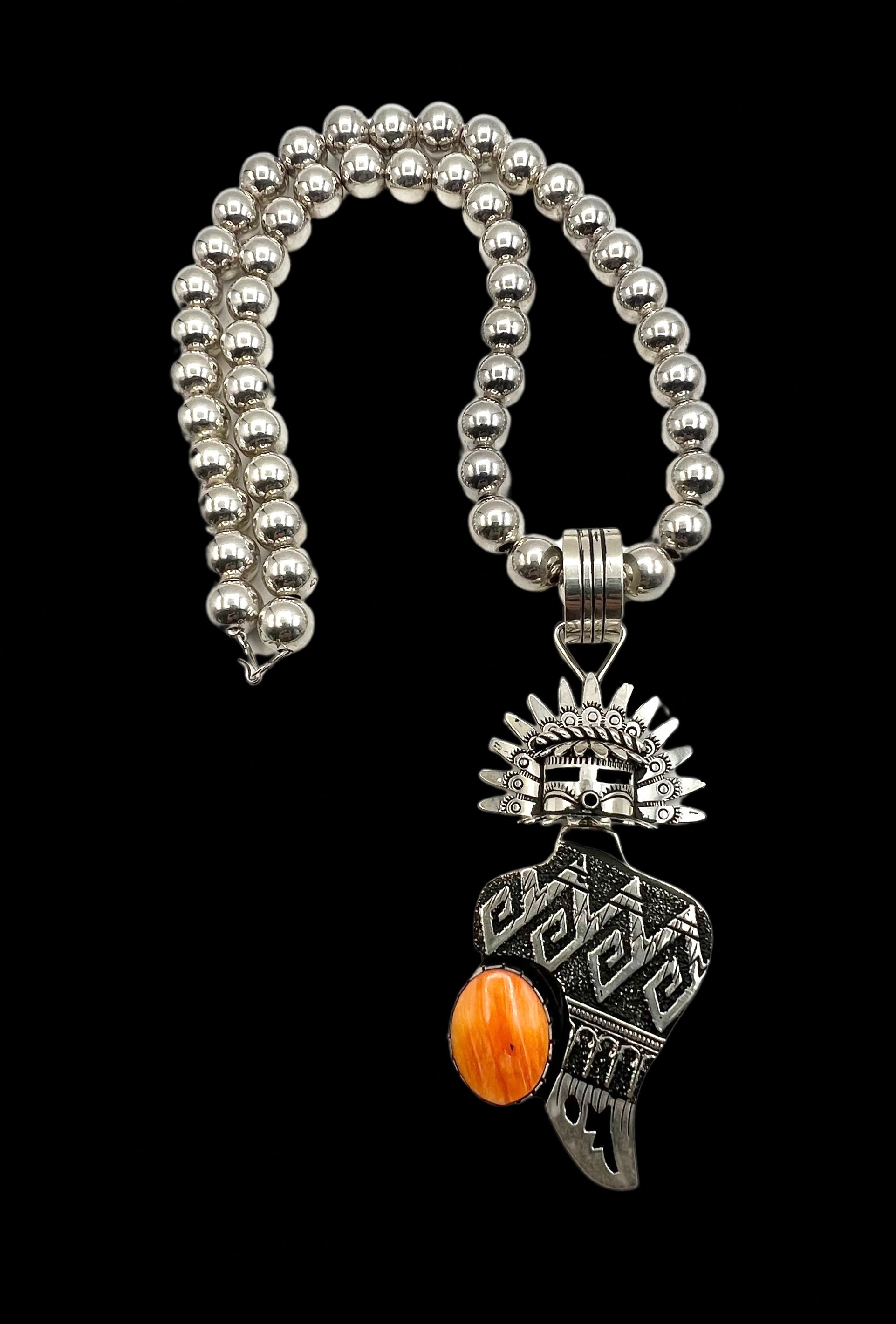 Richard Singer Navajo Sterling Silver Navajo Pearl Spiny
