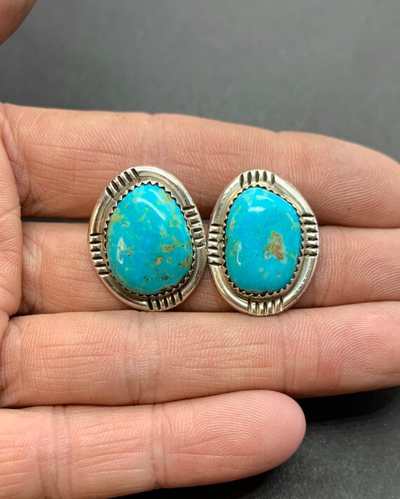Signed GD Navajo Southwest Sterling Silver Genuine