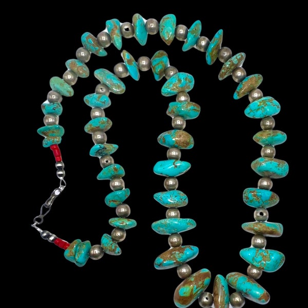 Bunkhouse Navajo Pearls with Multi Royston Turquoise Stones