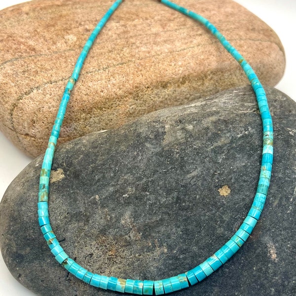 Authentic Turquoise Heishi Beaded Choker main image 0
