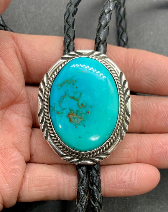 Will Denetdale Signed Navajo Sterling Silver Blue