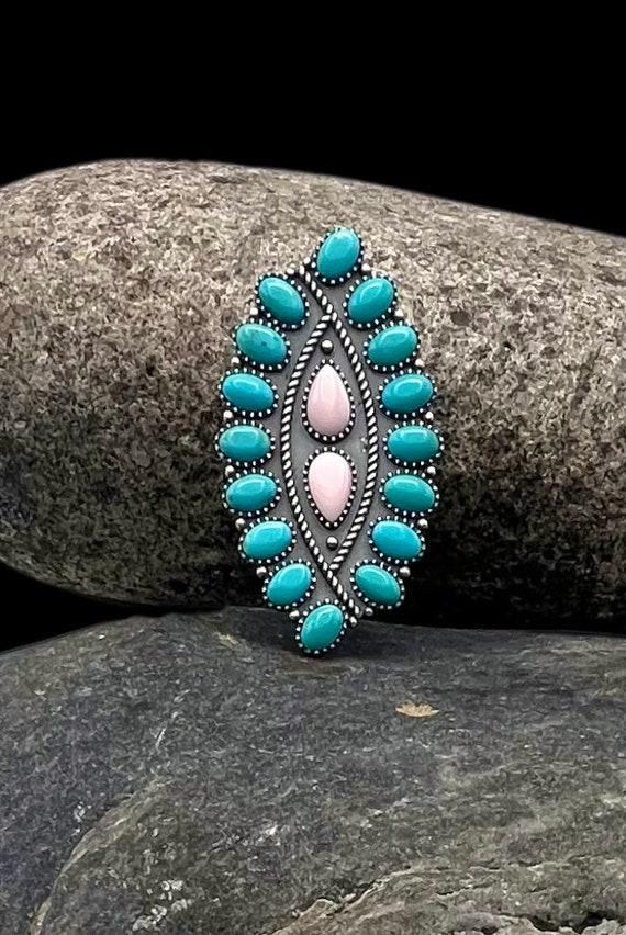 Colossal Signed Navajo Native American Sterling Silver Dome Ring Colossal Signed Navajo Native American Sterling Silver Dome Ring
