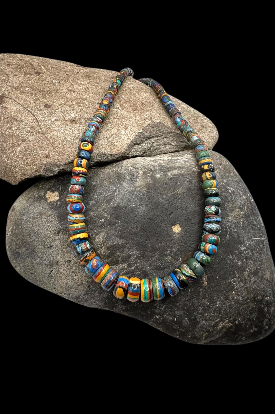 Jay King DTR Southwestern Sterling Silver Rainbow Calsilica Beaded