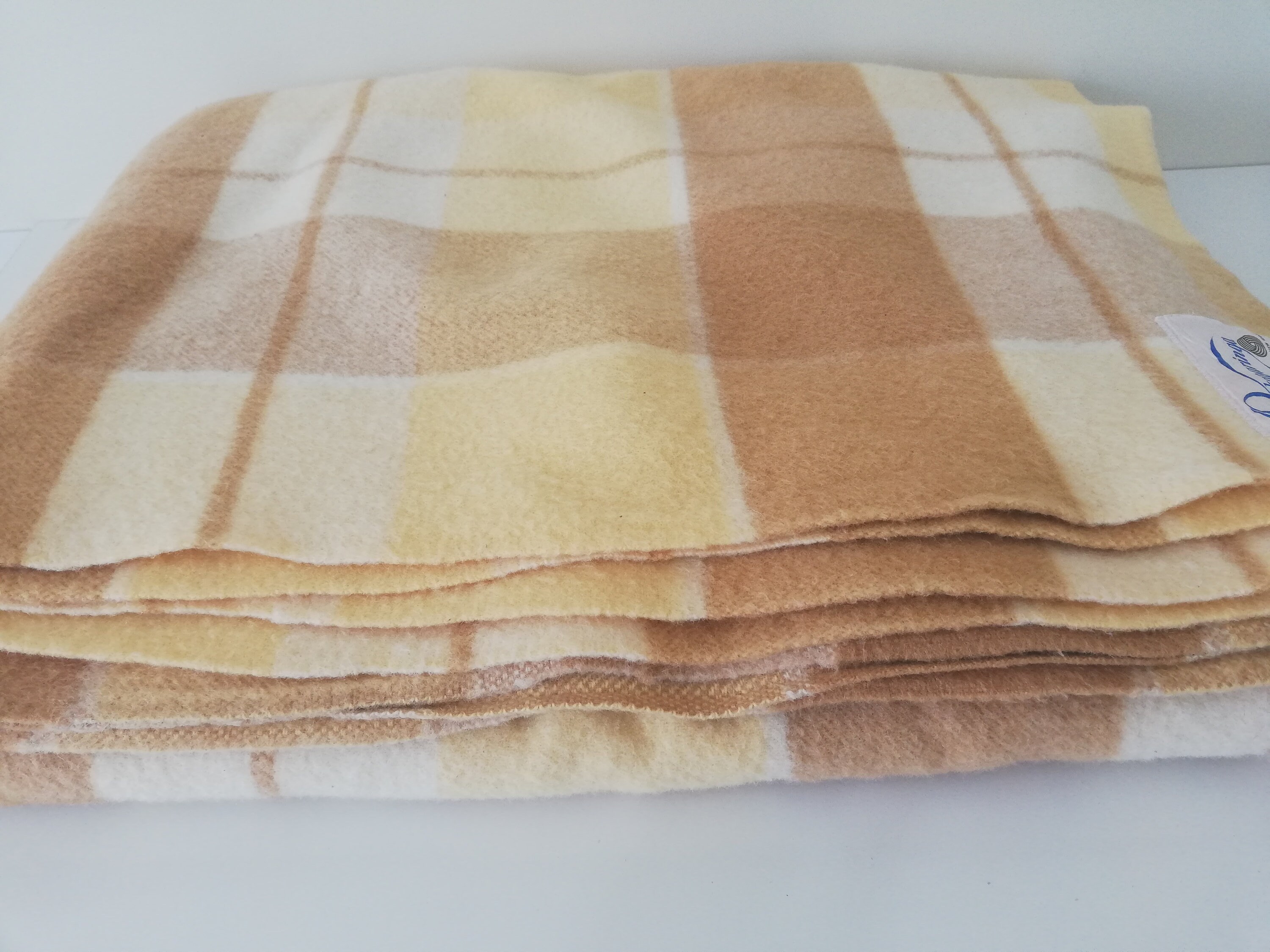 Vintage Double Onkaparinga Woollen Blanket Double Size Etsy