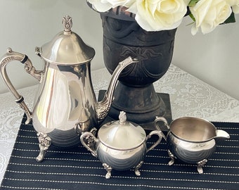 Vintage Westminster A1 EPNS Silver Plated Tea Set- Holds over 1 Litre -Mid Century Silver Teapot ~ Tea Party Vintage Wedding - High Tea