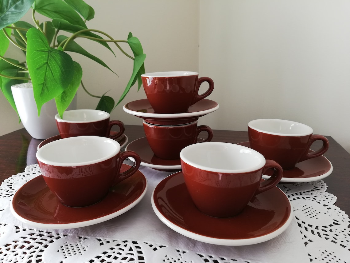 Vintage ACF Italian Espresso Cups ACF Coffee Cups Espresso Etsy