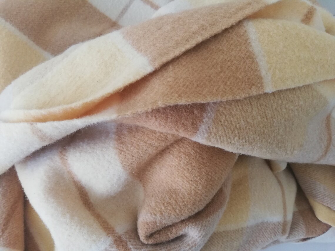Vintage Double Onkaparinga Woollen Blanket Double Size Etsy